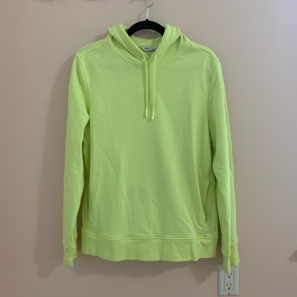 DSG Yellow-Green Lightweight Hoodie (Men’s Medium)
